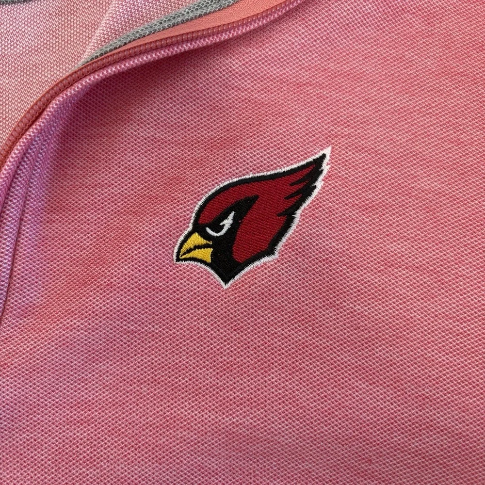 Vineyard Vines Mens 1/4 Zip Sweatshirt Red Size XL Arizona Cardinals Pima Cotton